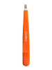 Пинцет для бровей со скошенным краем и силиконовой щеточкой Solomeya Eyebrow tweezer, 1 шт.